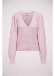 Gilet manches longues violet ONLY pour femme seconde vue