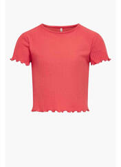 T-shirt orange ONLY pour fille seconde vue