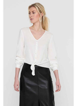 Chemisier beige ONLY pour femme