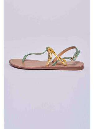 Sandales/nu pieds jaune ONLY femme