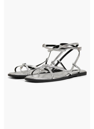 Sandales/nu pieds argent ONLY femme