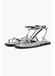 Sandales/nu pieds argent ONLY femme