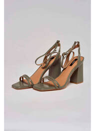 Sandales/nu pieds vert ONLY femme