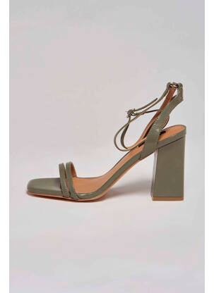 Sandales/nu pieds vert ONLY femme