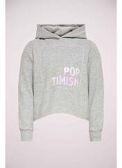 Sweat-shirt à capuche gris ONLY pour fille seconde vue