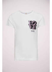 T-shirt blanc ONLY pour fille seconde vue