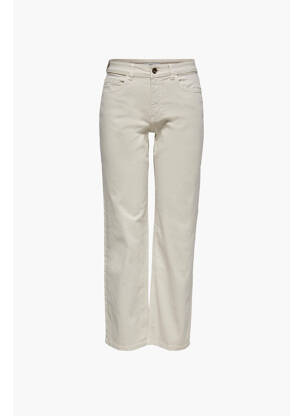 Pantalon droit beige JACQUELINE DE YONG femme