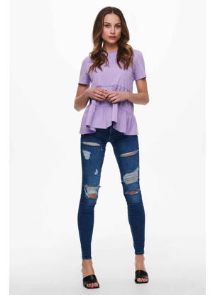 T-shirt violet JACQUELINE DE YONG femme