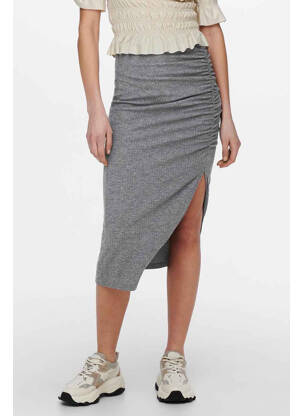 Jupe longue gris ONLY pour femme