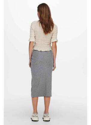 Jupe longue gris ONLY femme