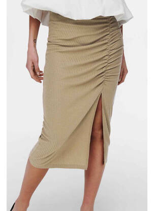 Jupe longue marron ONLY femme