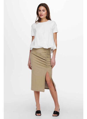 Jupe longue marron ONLY femme