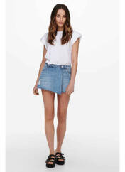 Jupe courte bleu ONLY pour femme seconde vue