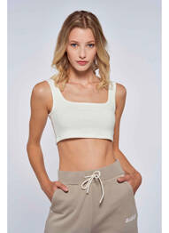 Débardeur beige ONLY femme