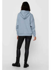 Sweat-shirt à capuche bleu ONLY pour femme seconde vue