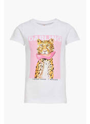T-shirt blanc ONLY pour fille seconde vue