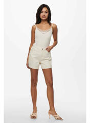 Short beige ONLY pour femme seconde vue