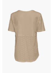 T-shirt beige ONLY pour femme seconde vue