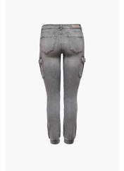 Jeans skinny gris ONLY pour femme seconde vue