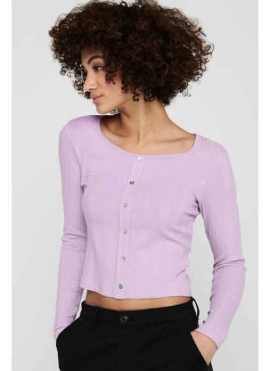 T-shirt violet ONLY femme