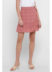 Jupe courte rose ONLY pour femme seconde vue