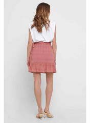 Jupe courte rose ONLY pour femme seconde vue