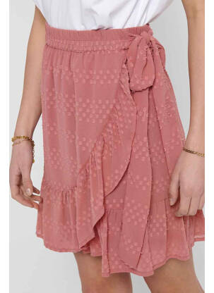 Jupe courte rose ONLY femme