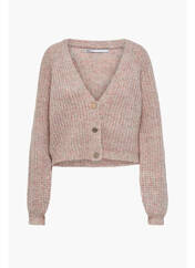 Gilet manches longues rose ONLY pour femme seconde vue