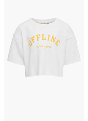 T-shirt blanc ONLY fille