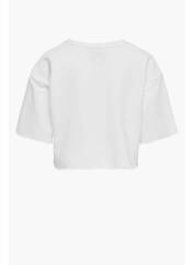 T-shirt blanc ONLY pour fille seconde vue