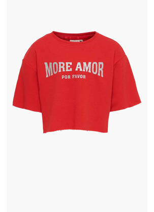 T-shirt rouge ONLY pour fille