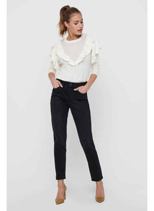 Jean coupe mom gris ONLY femme