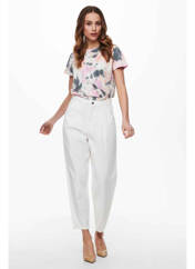 T-shirt blanc JACQUELINE DE YONG pour femme seconde vue