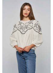 Blouse blanc ONLY pour femme seconde vue