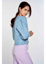 Gilet manches longues bleu ONLY pour femme seconde vue