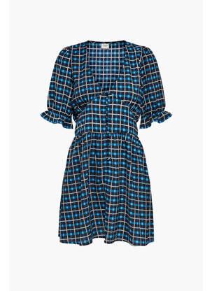 Robe courte bleu JACQUELINE DE YONG femme