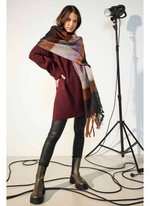 Echarpe noir ONLY femme