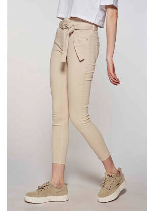 Pantalon slim beige ONLY femme