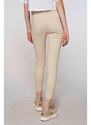 Pantalon slim beige ONLY femme