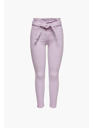 Pantalon slim violet ONLY femme