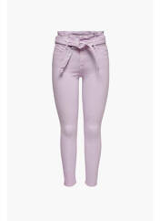 Pantalon slim violet ONLY pour femme seconde vue