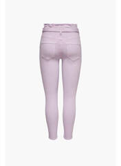 Pantalon slim violet ONLY pour femme seconde vue