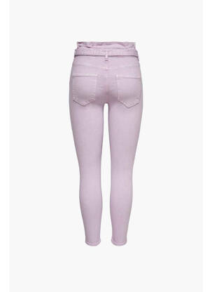 Pantalon slim violet ONLY femme