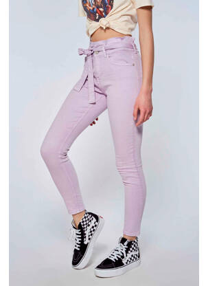 Pantalon slim violet ONLY femme