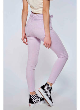 Pantalon slim violet ONLY femme