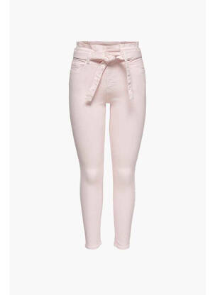Pantalon slim rose ONLY femme