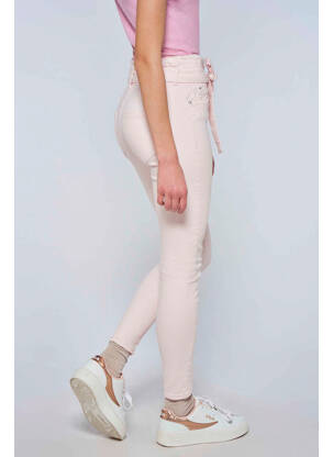 Pantalon slim rose ONLY femme