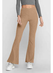 Pantalon flare beige ONLY pour femme seconde vue