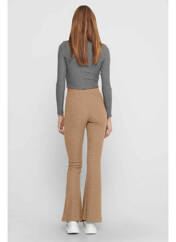 Pantalon flare beige ONLY pour femme seconde vue