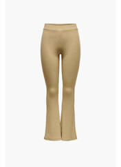 Pantalon flare beige ONLY pour femme seconde vue